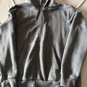 Divided Women's Heather grey Zip-Up Hoodie